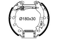 комплект спирачна челюст