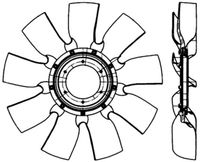 Thumbnail - Koelventilatorwiel - CFW84000P - MAHLE