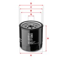 Filtru ulei SOFIMA, Cod: S 3280 R