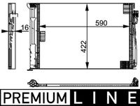 Thumbnail - Condensor, airconditioning - AC344000P - MAHLE