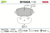 Bremsbelagsatz, Scheibenbremse