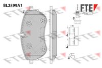 комплект спирачно феродо, дискови спирачки