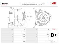 Генератор A9703S AS-PL