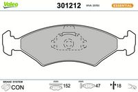 Bremsbelagsatz, Scheibenbremse