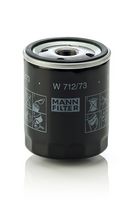 Filtru ulei MANN-FILTER, Cod: W 712/73