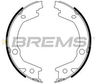 Комплект спирачна челюст, ръчна спирачка GF0765 BREMSI