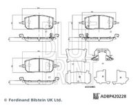 Bremsbelagsatz, Scheibenbremse