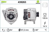 Generator / Alternator VALEO, Cod: 439263