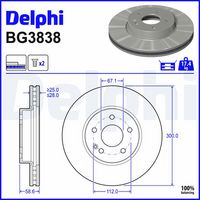 Disc frana DELPHI, Cod: BG3838