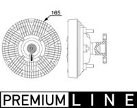 Thumbnail - Koppeling, radiateurventilator - CFC258000P - MAHLE