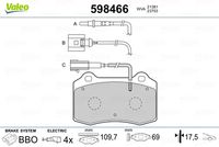 Bremsbelagsatz, Scheibenbremse