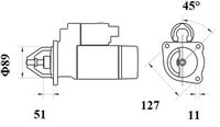 Thumbnail - Startmotor / starter - MS774 - MAHLE