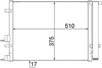 Thumbnail - Condensor, airconditioning - AC731000S - MAHLE