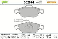 Bremsbelagsatz, Scheibenbremse