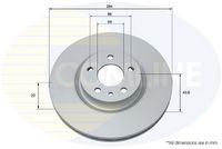 Disc frana COMLINE, Cod: ADC1848V