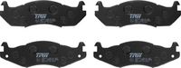 Set placute frana TRW, Cod: GDB1207