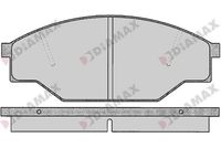 Комплект спирачно феродо, дискови спирачки N09734 DIAMAX