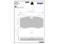 комплект спирачно феродо, дискови спирачки