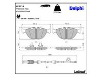 комплект спирачно феродо, дискови спирачки
