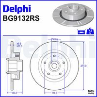 Disc frana DELPHI, Cod: BG9132RS
