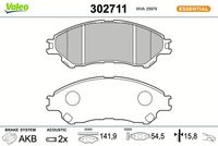 Bremsbelagsatz, Scheibenbremse