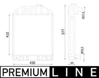 Thumbnail - Radiateur - CR2413000P - MAHLE