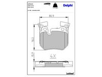 комплект спирачно феродо, дискови спирачки