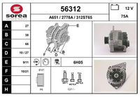 Generator / Alternator EAI, Cod: 56312