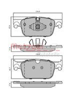 Bremsbelagsatz, Scheibenbremse