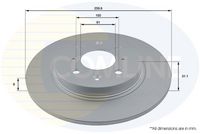 Disc frana COMLINE, Cod: ADC0570