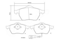 BREMBO High performance remblokkenset 3