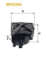 Горивен филтър WF8360 WIX FILTERS