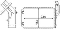 Thumbnail - Kachelradiateur, interieurverwarming - AH99000S - MAHLE