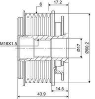 Ελεύθερη περιστροφή γεννήτριας VALEO NEW SPARE PART