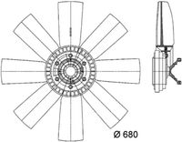 Thumbnail - Koelventilatorwiel - CFF430000P - MAHLE