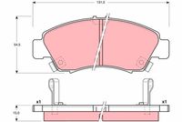 Bremsbelagsatz, Scheibenbremse