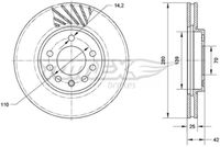 Bremžu diski TX 70-11 TOMEX brakes