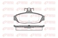 комплект спирачно феродо, дискови спирачки