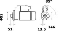 Thumbnail - Startmotor / starter - MS426 - MAHLE