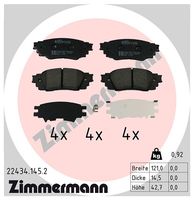 Bremsbelagsatz, Scheibenbremse