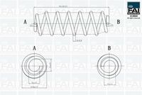 Arc spiral FAI AutoParts, Cod: FPCS128
