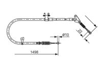 жило, ръчна спирачка