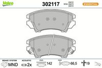 Bremsbelagsatz, Scheibenbremse