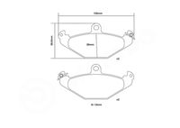 BREMBO High performance remblokkenset 3