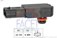 Senzor presiune, amplificare frane FACET, Cod: 10.3346