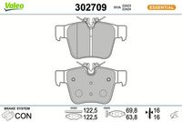 Bremsbelagsatz, Scheibenbremse
