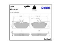 комплект спирачно феродо, дискови спирачки
