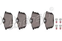 комплект спирачно феродо, дискови спирачки