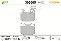 комплект спирачно феродо, дискови спирачки
