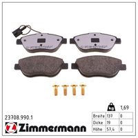 комплект спирачно феродо, дискови спирачки